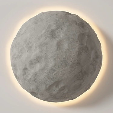 Lunar Mini Wall Light 3D model image 1 