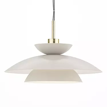 Sleek Kloe Pendant Light Fixture 3D model image 1 