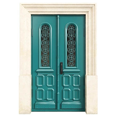 Classic Door 3D Model 1300mm 3D model image 1 