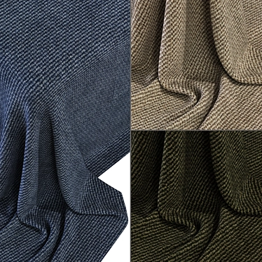 Textured Fabric Collection - 3D Model 3D model image 1 