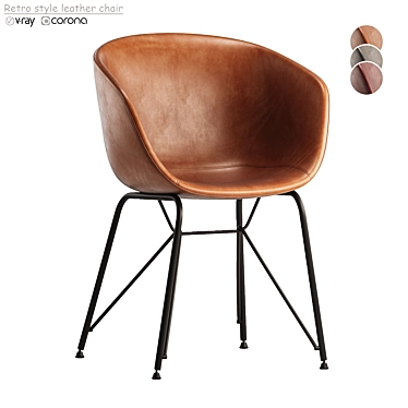 Retro style leather chair