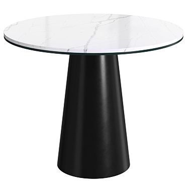 Modern Minimalist Decker Side Table 3D model image 1 