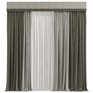 Retro-Fit Curtains Design Solution 3D model image 1 