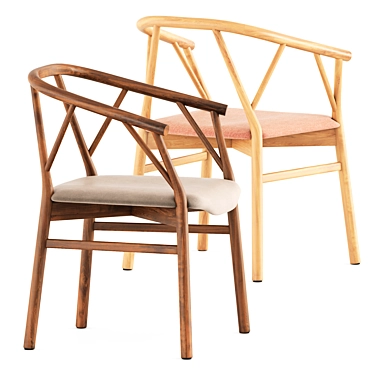 Modern Valerie Chairs by Miniform 3D model image 1 