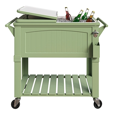 Permasteel 80 Quarts Wheeled Serving Station