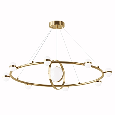 Contemporary Design Lamp Fixture 3D model image 1 