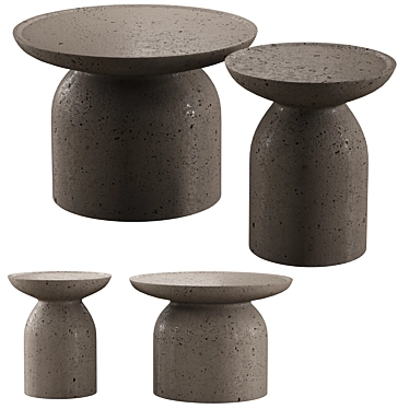 Colombo Big Bom & Slim Tables 3D model image 1 