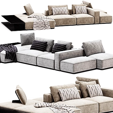 Modern Italian Design Westside Sofa 3D model image 1 