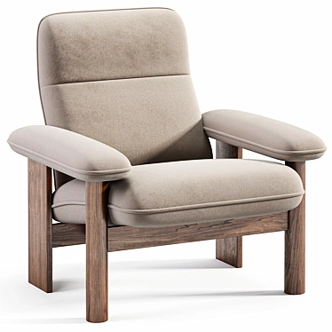 Modern Lounge Chair by Archdaily 3D model image 1 