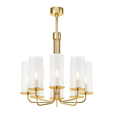  Classic Brass Chandelier - Any-Home 3D model image 1 