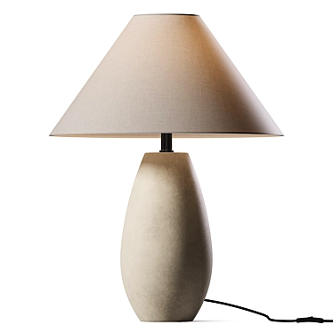  Sleek Ceramic Table Lamp 3D model image 1 