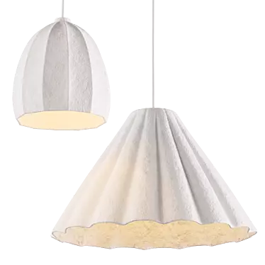 Reclaimed Cotton Pendant Lights, Watt&Veke 3D model image 1 