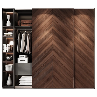 Modern Decor Cabinet GHS-2444 3D model image 1 