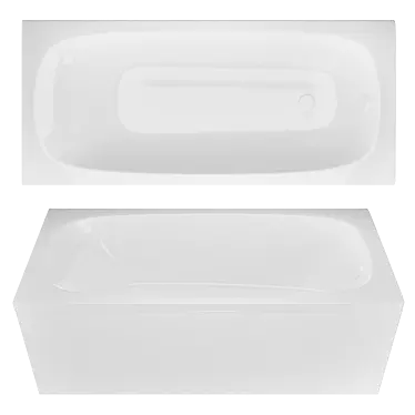 Elegant TONI ARTI Teramo Bathtub 3D model image 1 