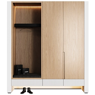 Minimalist Entryway Set 13 3D model image 1 