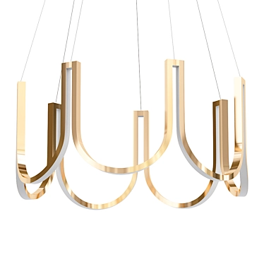 Imperium Loft U-SERIES Pendant Chandelier 3D model image 1 