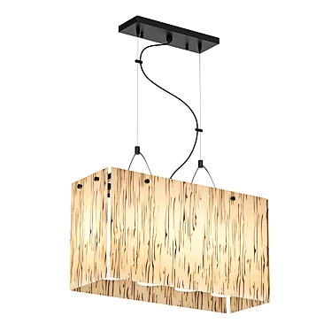 TIMBER Pendant Chandelier, Imperium Loft 3D model image 1 