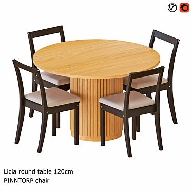 LICIA Round Table and PINNTORP chairs