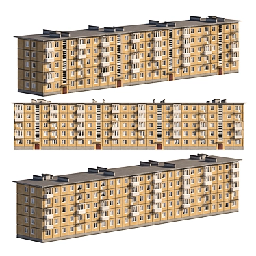 Modular Building Kit - Customizable Sizes 3D model image 1 