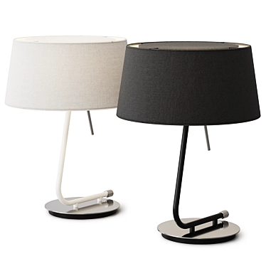 Modern Metal Table Lamp: Faro Barcelona 3D model image 1 