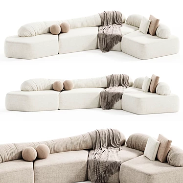 Modern Helen Sofa for 2015 3D model image 1 