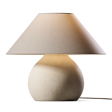  Elegant Ceramic Table Lamp 3D model image 1 