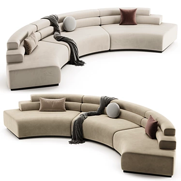 Luxury BAYREUTH Sofa - 3D Model 3D model image 1 