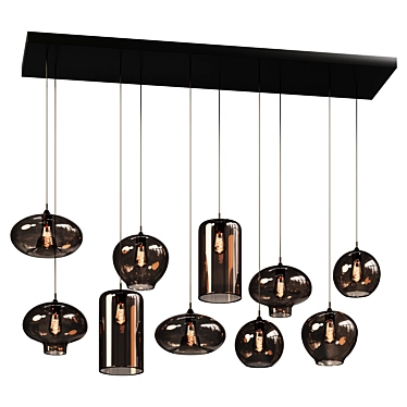 Kasanto DIY Pendant Chandelier 3D model image 1 