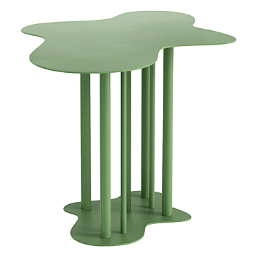 Pale Green Side Table Nuvola 3D model image 1 