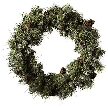 Elegant Wreath Set.7 Display 3D model image 1 