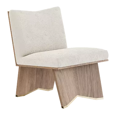 Modern Sutton Lounge Chair Design 3D model image 1 