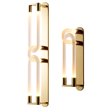 Modern Loopi Wall Sconce Export 3D model image 1 
