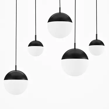 Modern Balo Pendant Light Fixture 3D model image 1 