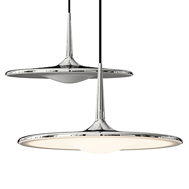 Modern Suspension Pendant Lamp Design 3D model image 1 