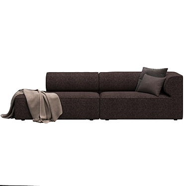 Menu Modular Eave Sofa Set 3D model image 1 