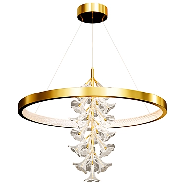 Elegant Modern Luciana Ring Light 3D model image 1 