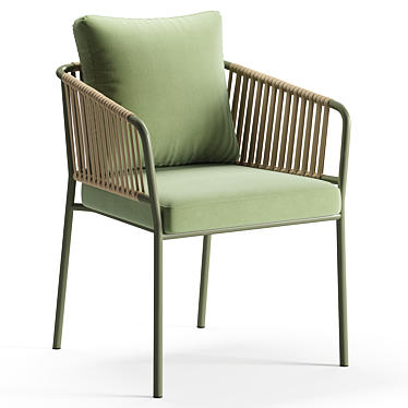 Contemporary Capri Armchair Model 3D model image 1 