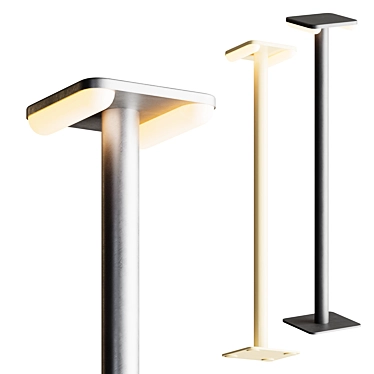 Elegant Floor Lamp TUBA 3D model image 1 