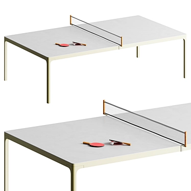 Table Tennis Play Set 3D model image 1 