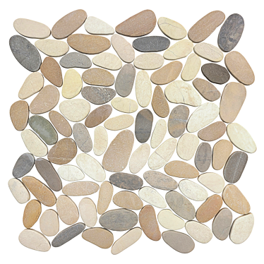 ZEN HARMONY WARM BLEND FLAT PEBBLE MOSAICS