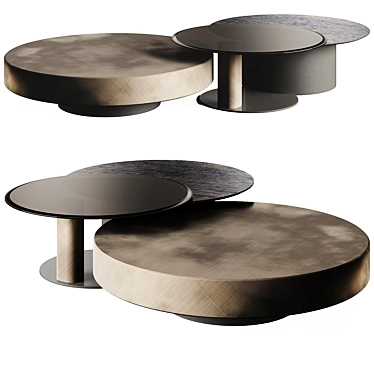 - Cattelan Italia Arena Coffee Table 3D model image 1 