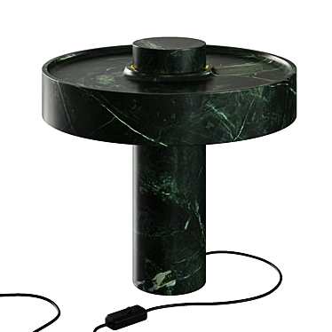 Modern Marble Desk Lamp 3D model image 1 