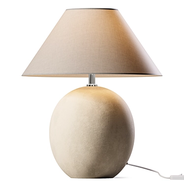 Corsica Stone Coolie Lamp 3D model image 1 