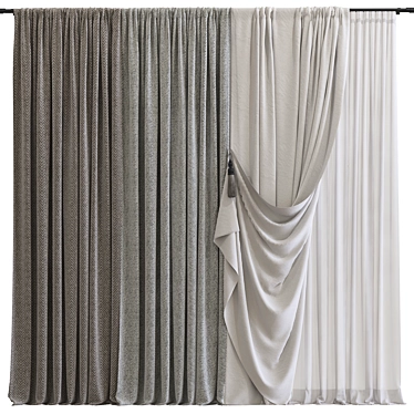 Reimagined Curtain Design 3D model image 1 