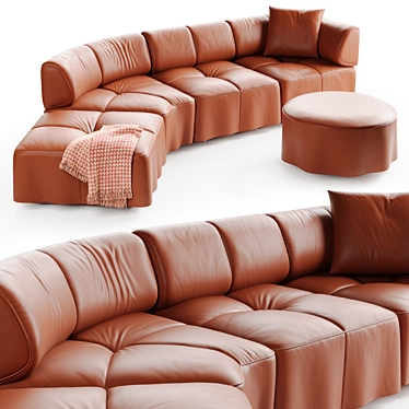 Sophisticated DS-808 Sofa Elegance 3D model image 1 