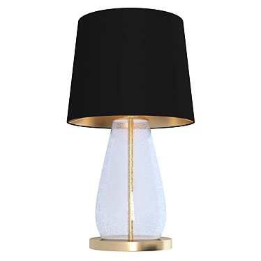 Hand-Blown Glass Table Lamp 3D model image 1 