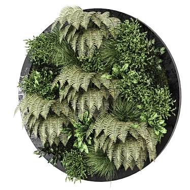 Vertical Garden Wall Set 1122 3D model image 1 