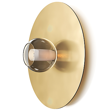 Modern Rotatable Wall Lamp Kit 3D model image 1 