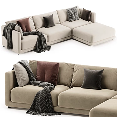 Customize Your Melbourne Sectional 3D model image 1 