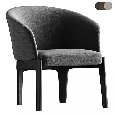 Modern Comfort: Chelsea Easy Chair 3D model image 1 